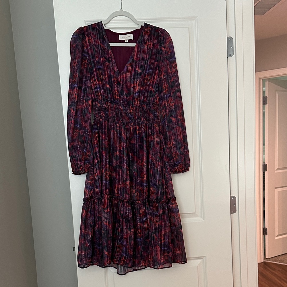 Dear John Purple Paisley Dress